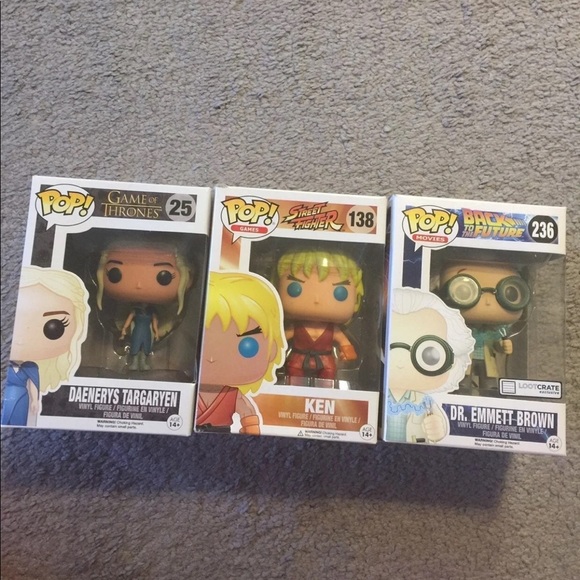 Funko Pop # 25#138#236 new in box